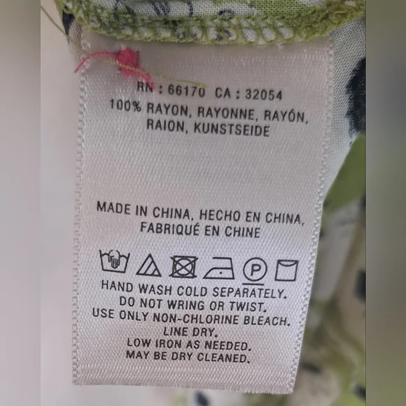 Anthropologie Green Floral Button Down Shirt - Picture 10 of 10